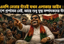 বিএনপি নেতার দাঁতই যখন এলাকার আইন : দেশে প্রশাসন নেই, আছে শুধু যুগ্ম সম্পাদকদের দাঁত!